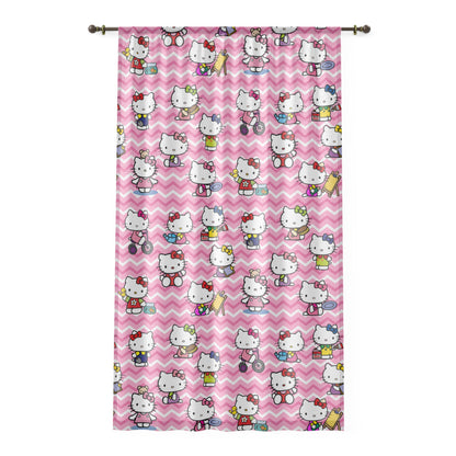 Hello Kitty Playtime Collage Window Curtain