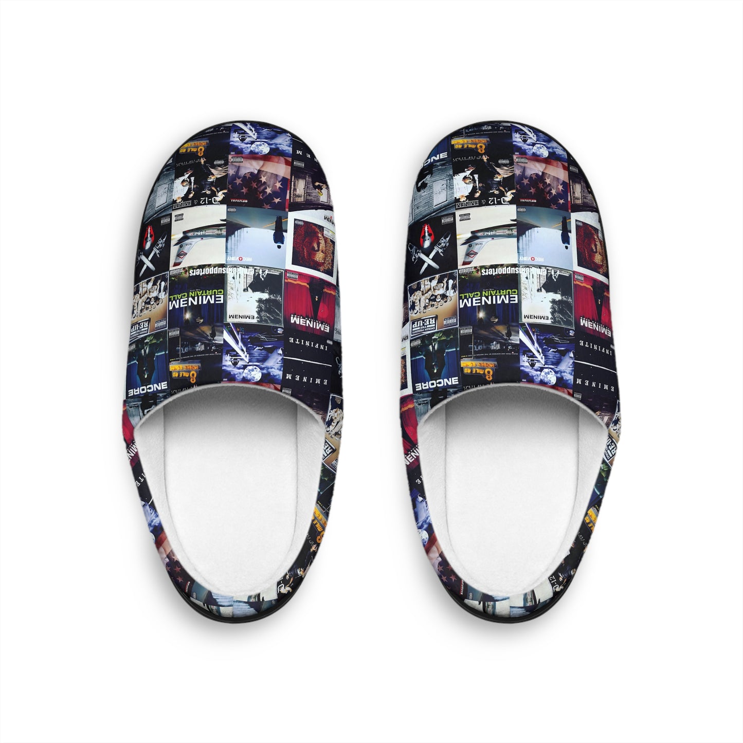 Eminem Album Art Cover Collage Women's Indoor Slippers