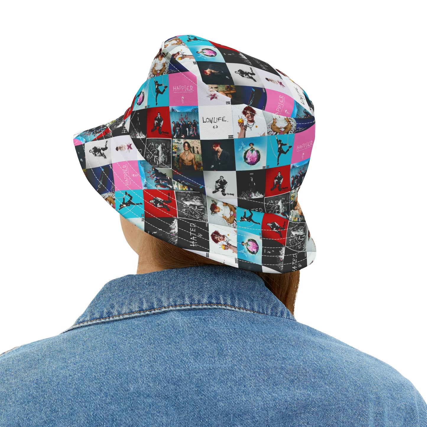 YUNGBLUD Album Cover Art Collage Bucket Hat