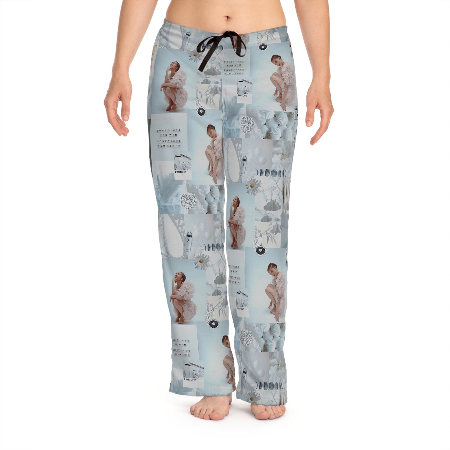 Olivia Rodrigo White Aesthetic Collage Women's Pajama Pants