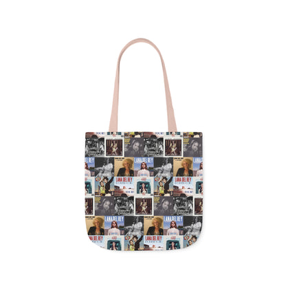 Lana Del Rey Album Cover Collage Polyester Canvas Tote Bag