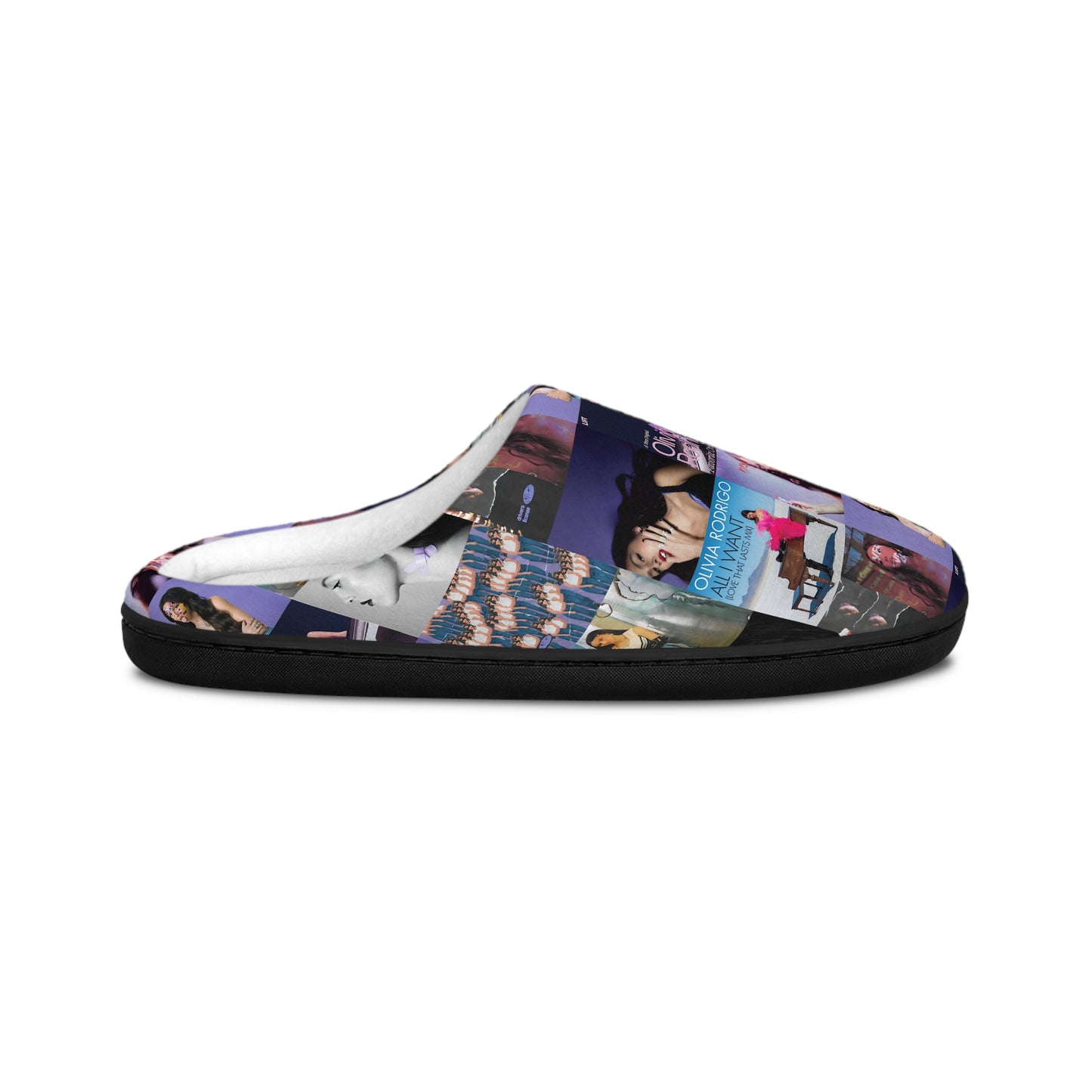 Olivia Rodrigo Album Cover Art Collage Men's Indoor Slippers