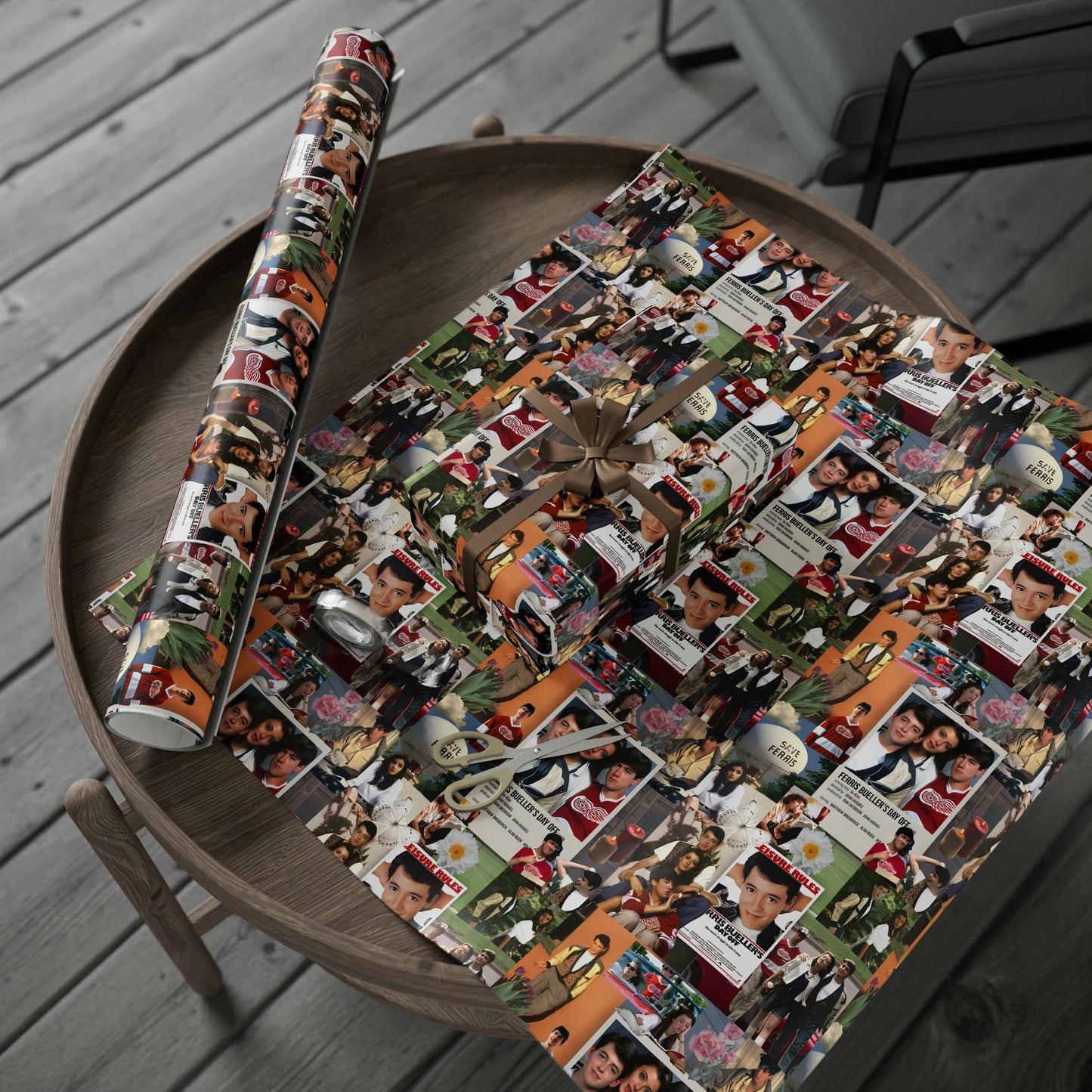 Ferris Bueller's Day Off Movie Montage Gift Wrapping Paper