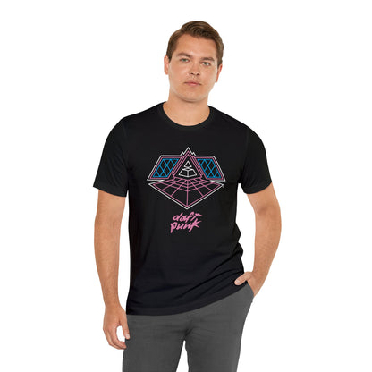 Daft Punk Alive 2007 Logo Unisex Jersey Short Sleeve Tee Shirt