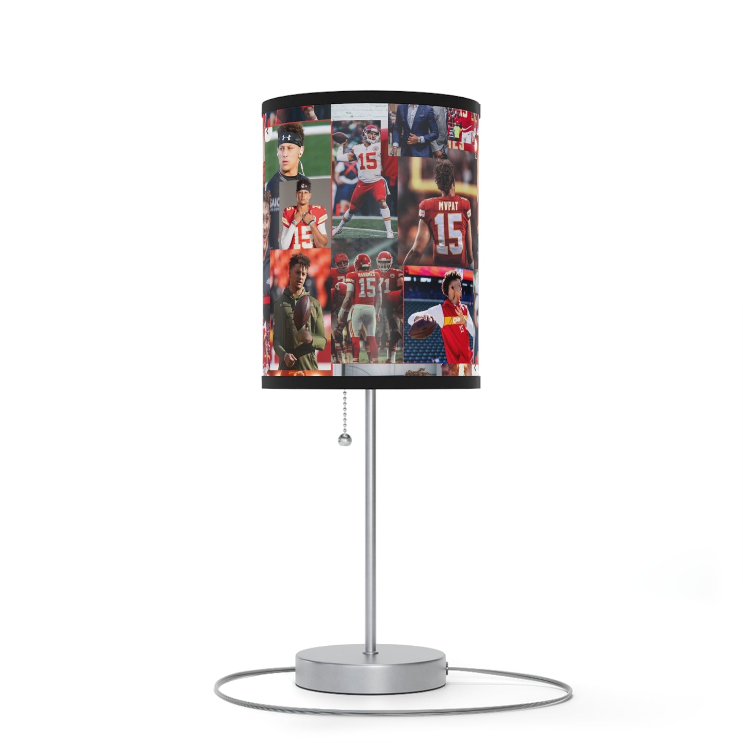 Patrick Mahomes Chiefs MVPAT Photo Collage Lamp on a Stand