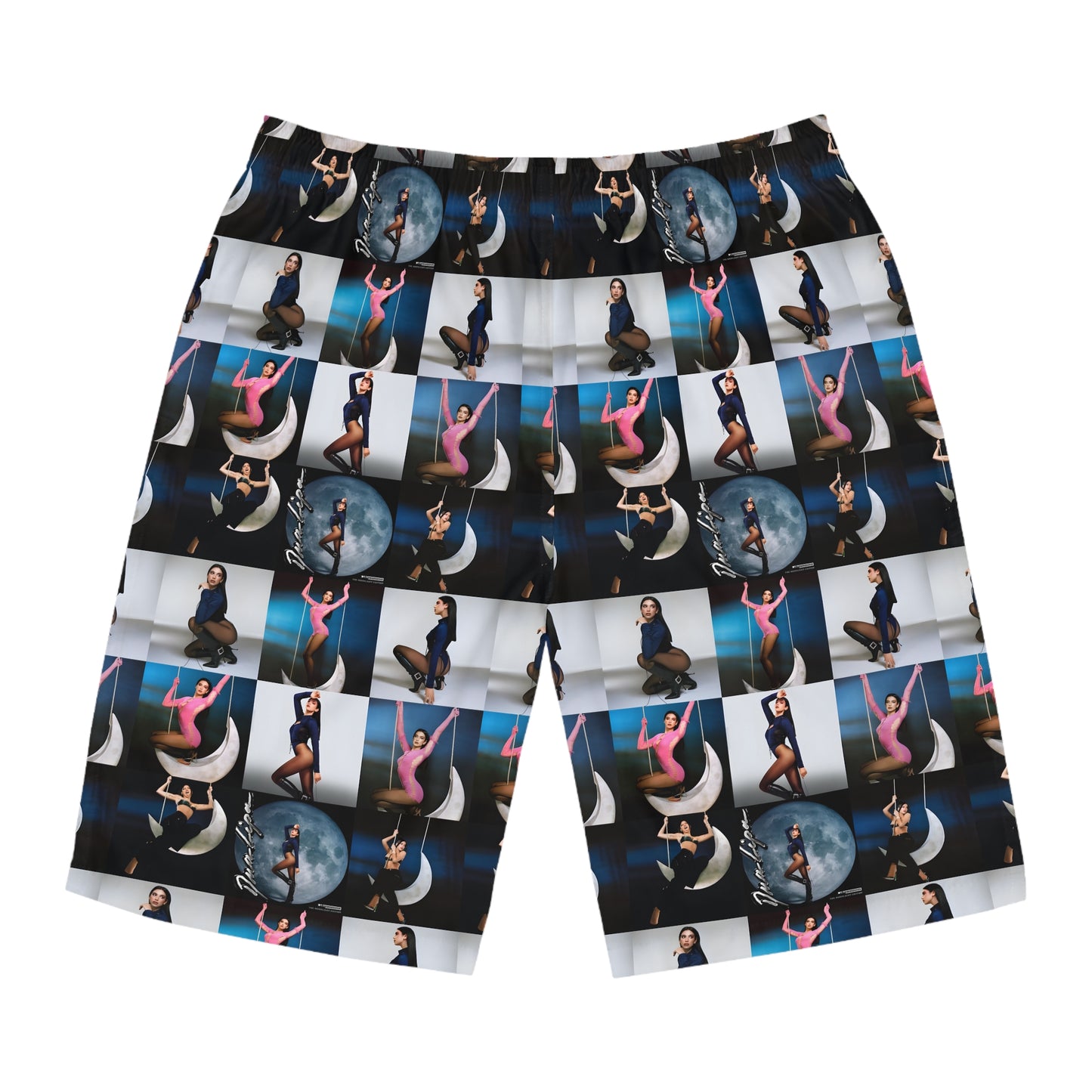 Dua Lipa Future Nostalgia Moonlight Mosaic Men's Board Shorts