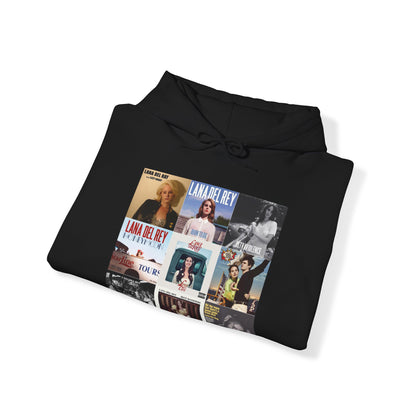 Lana Del Rey Album Cover Collage Unisex Heavy Blend Hooded Sweatshirt