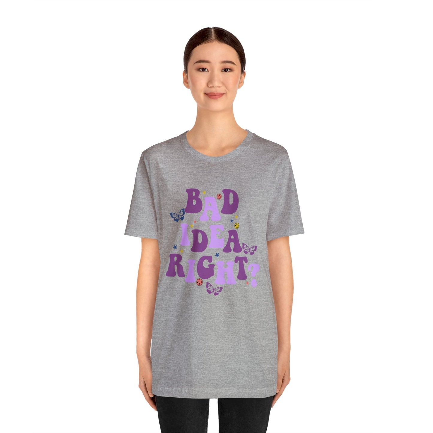 Olivia Rodrigo Bad Idea Right? Unisex Jersey Short Sleeve Tee Shirt