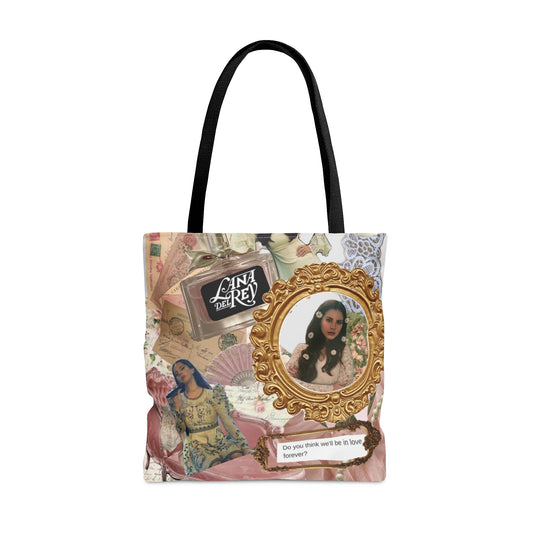 Lana Del Rey Victorian Collage Tote Bag