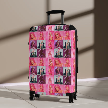 Doja Cat Hot Pink Mosaic Suitcase