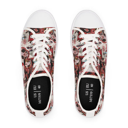 Lana Del Rey Cherry Coke Collage Women's Low Top Sneakers