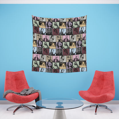 Taylor Swift Eras Collage Printed Wall Tapestry