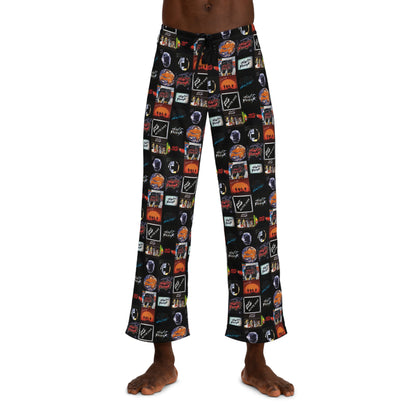 Daft Punk Album Cover Art Collage Men's Pajama Pants