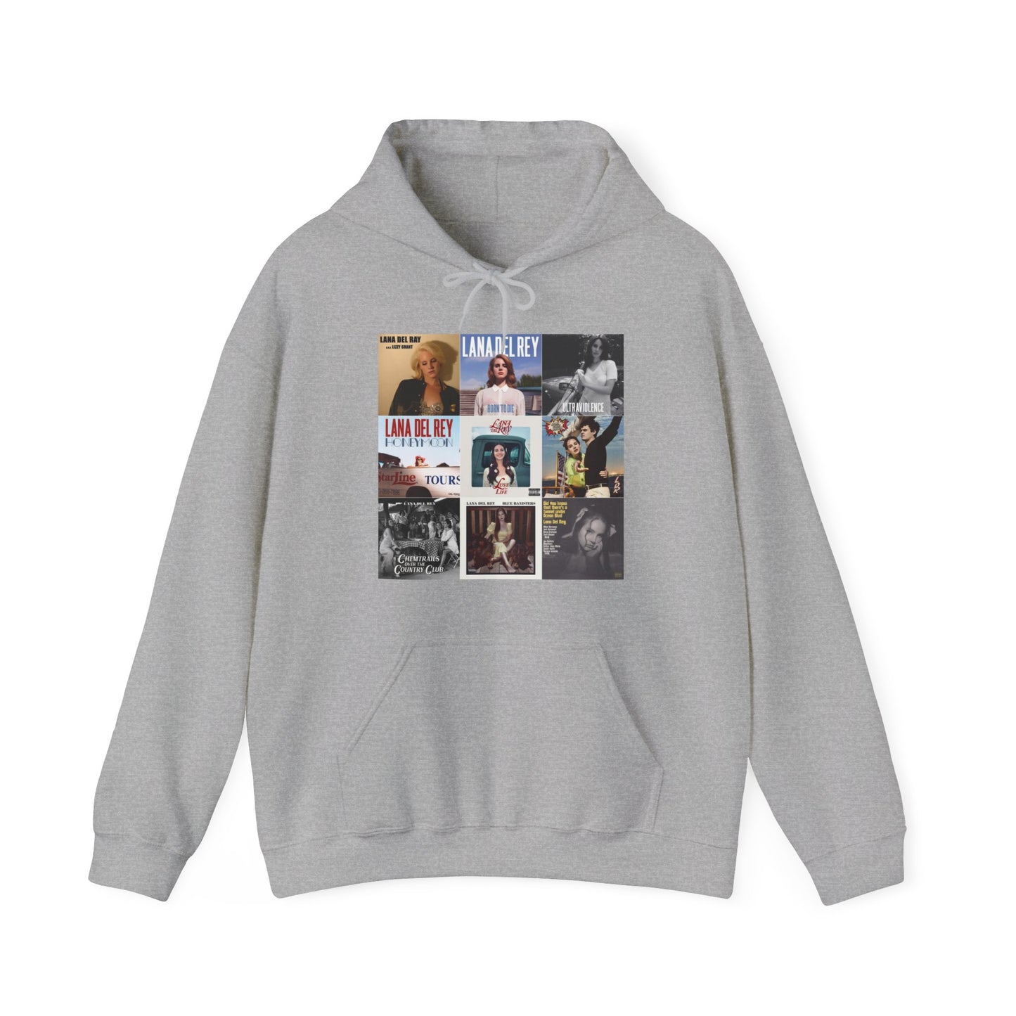 Lana Del Rey Album Cover Collage Unisex Heavy Blend Hooded Sweatshirt