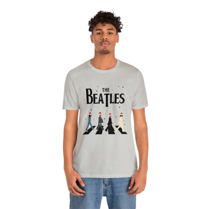 The Beatles Abbey Road Santas Unisex Jersey Short Sleeve Tee Shirt