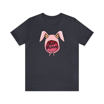 Bad Bunny Hoodie Logo Unisex Jersey Short Sleeve Tee Shirt