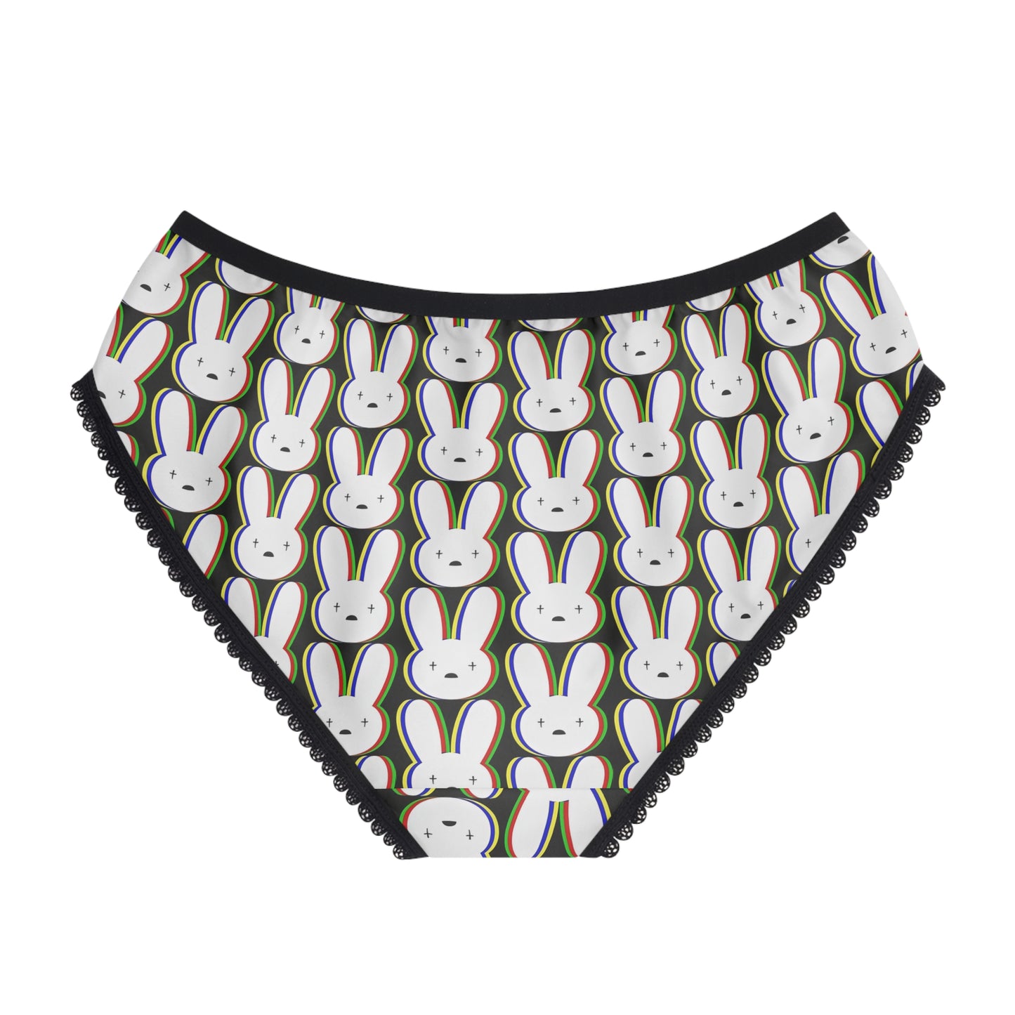 Bad Bunny Logo Pattern Women's Briefs Panties