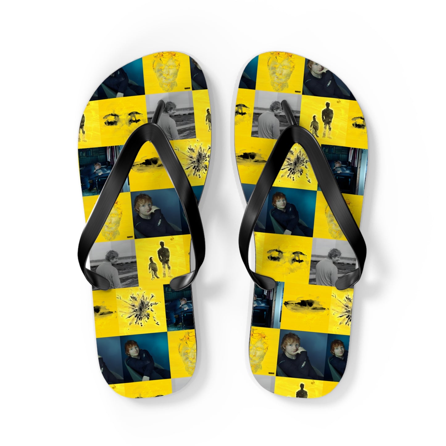 Ed Sheeran Subtract Mosaic Flip Flops