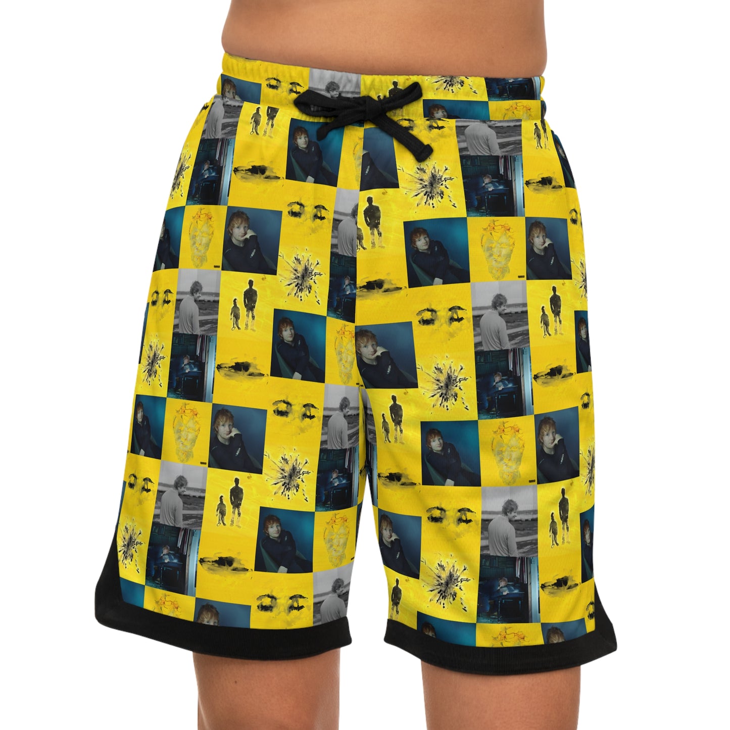 Ed Sheeran Subtract Mosaic Basketball Rib Shorts