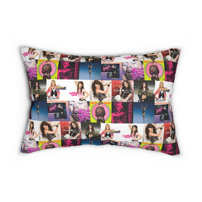 Miley Cyrus Album Cover Collage Polyester Lumbar Pillow