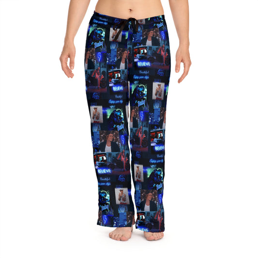 Justin Bieber Enjoy Your Life Collage Women's Pajama Pants