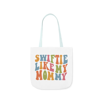 Taylor Swift Swiftie Like My Mommy Polyester Canvas Tote Bag