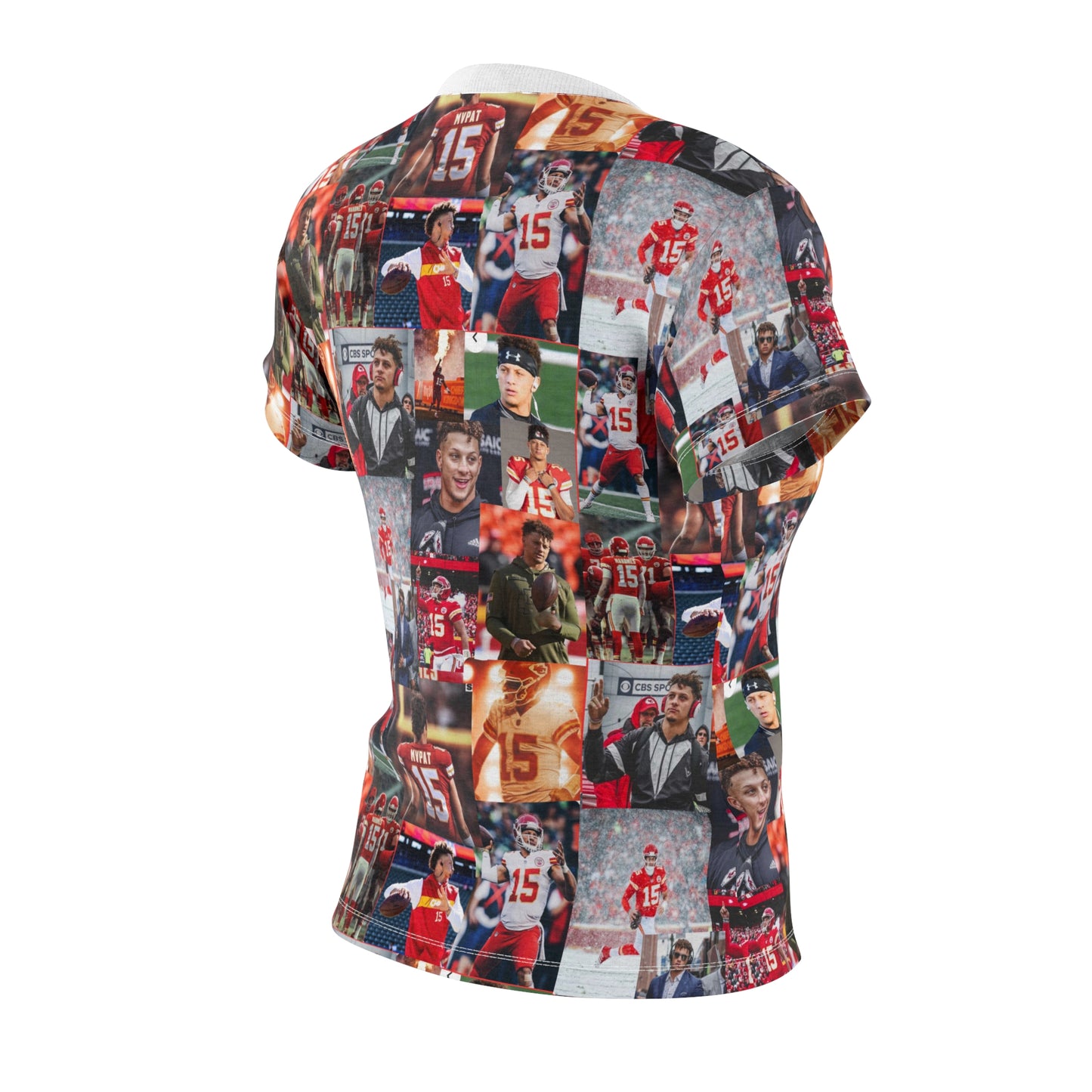 Patrick Mahomes Chiefs MVPAT Photo Collage Women's Cut & Sew Tee