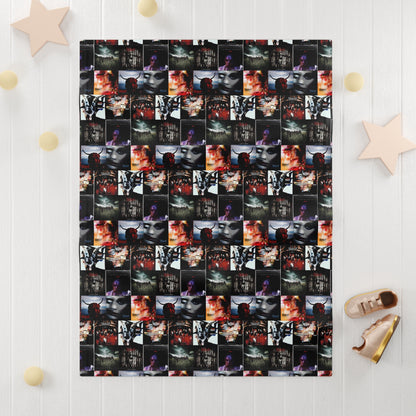 Slipknot Album Art Collage Soft Fleece Baby Blanket