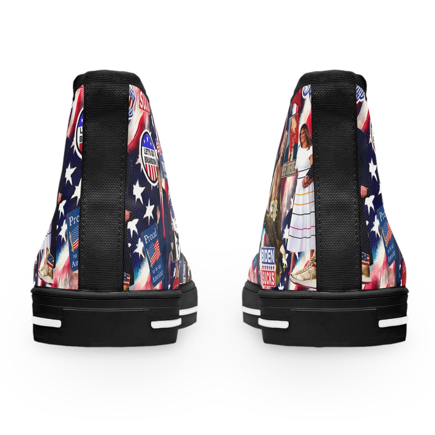 Donald Trump 2024 MAGA Montage Women's High Top Sneakers