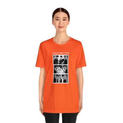 Jonas Brothers Photo Booth Unisex Jersey Short Sleeve Tee Shirt