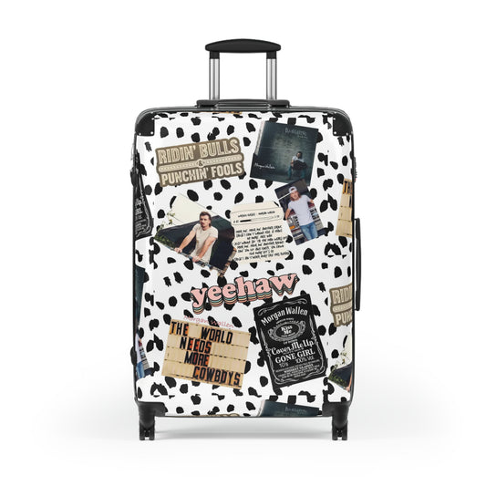 Morgan Wallen Yeehaw Collage Suitcase