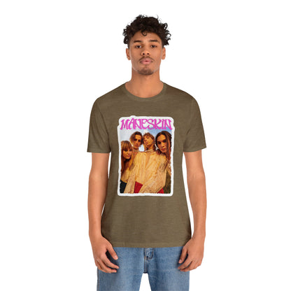 Måneskin Group Photo Unisex Jersey Short Sleeve Tee Shirt