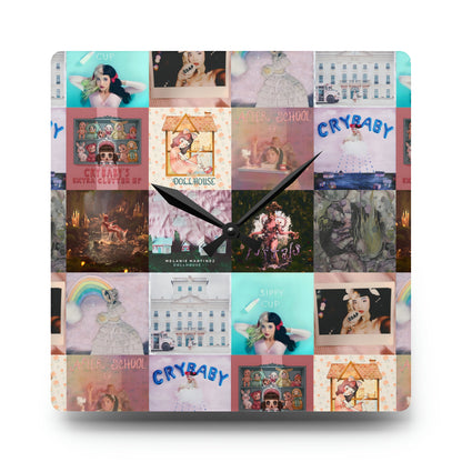 Melanie Martinez Album Art Collage Acrylic Wall Clock