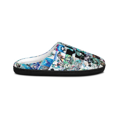 Hatsune Miku Album Cover Collage Women's Indoor Slippers