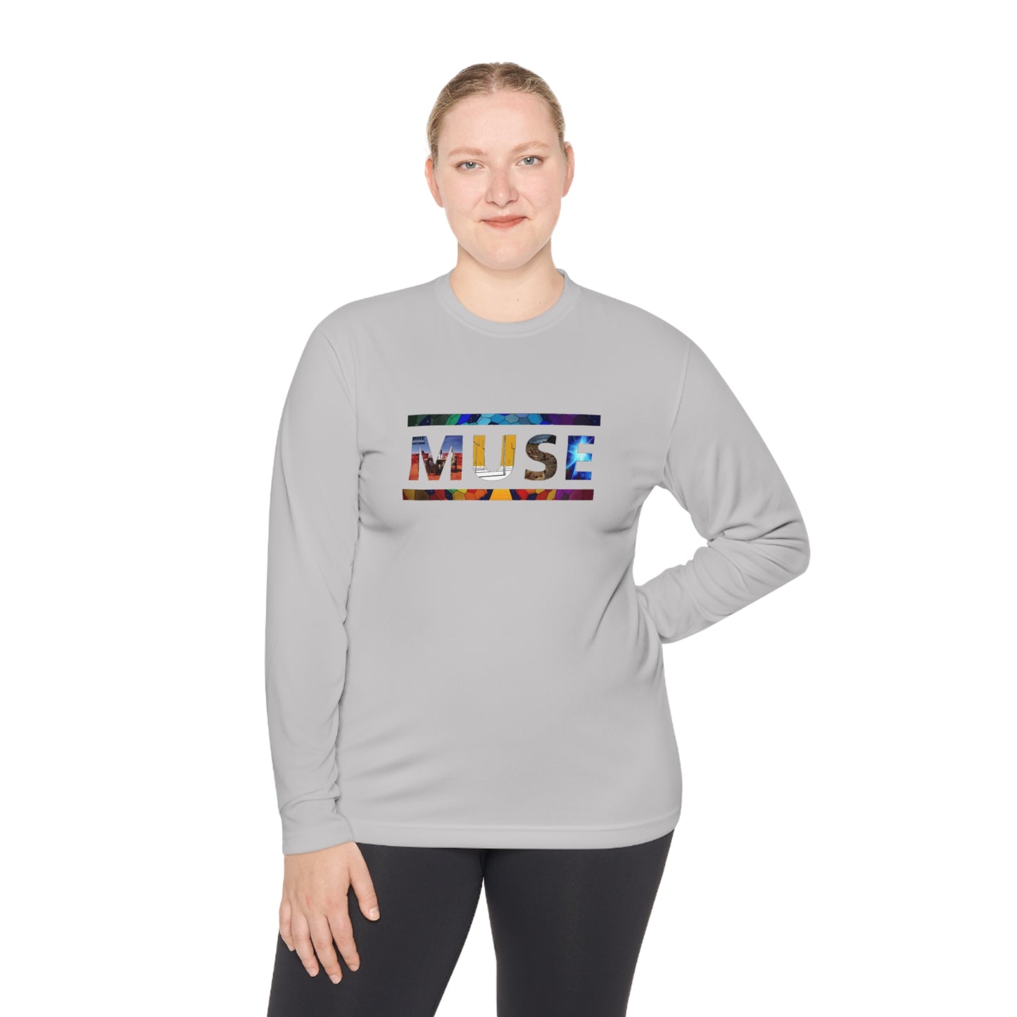 Muse Album Art Letters Unisex Lightweight Long Sleeve Tee