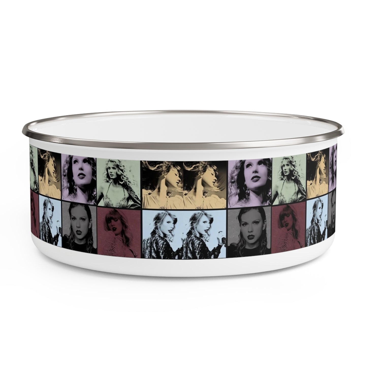 Taylor Swift Eras Collage Enamel Bowl