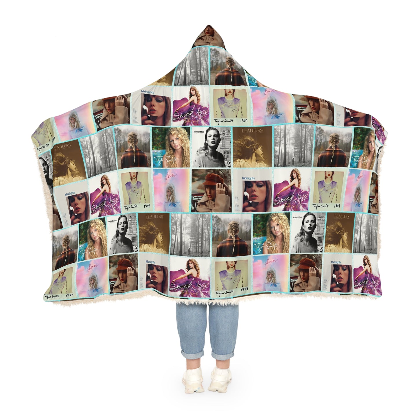 Taylor Swift Album Art Collage Snuggle Blanket