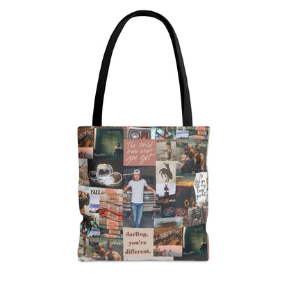 Morgan Wallen Darling You're Different Collage Tote Bag