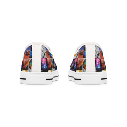 Muse Album Cover Collage Women's Low Top Sneakers