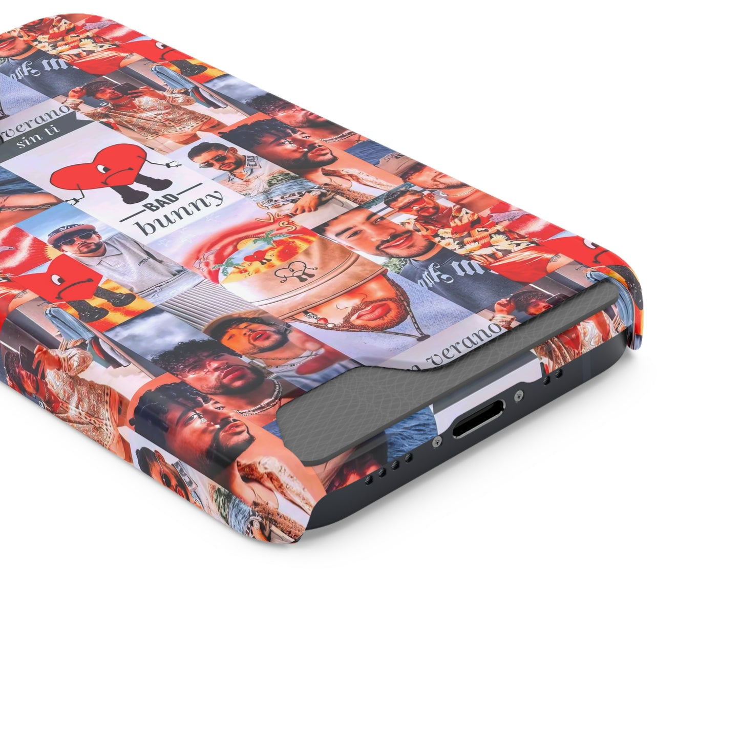 Bad Bunny Un Verano Sin Ti Photo Collage Phone Case With Card Holder