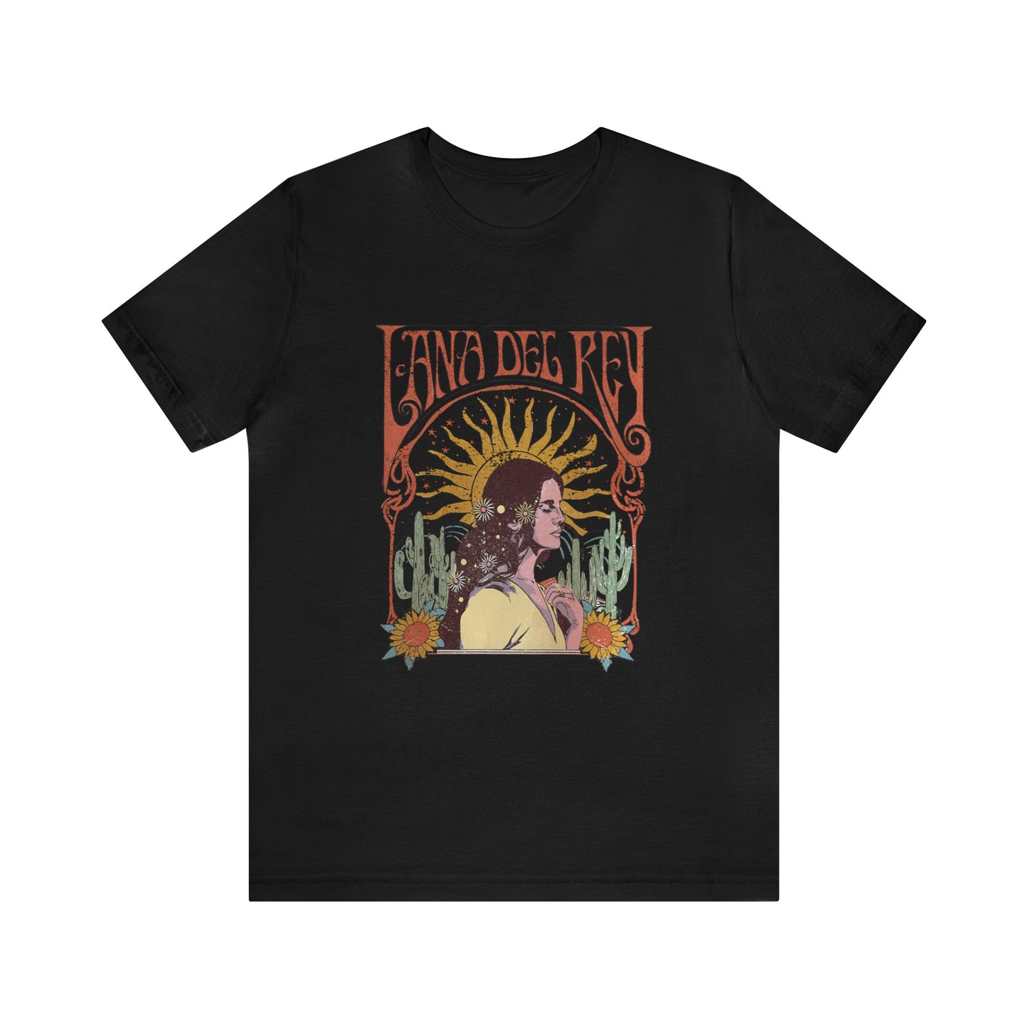 Lana Del Rey Vintage Artwork Unisex Jersey Short Sleeve Tee Shirt