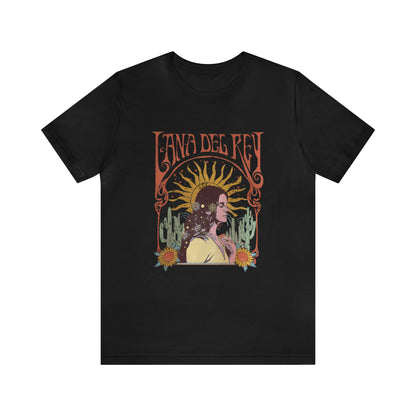 Lana Del Rey Vintage Artwork Unisex Jersey Short Sleeve Tee Shirt