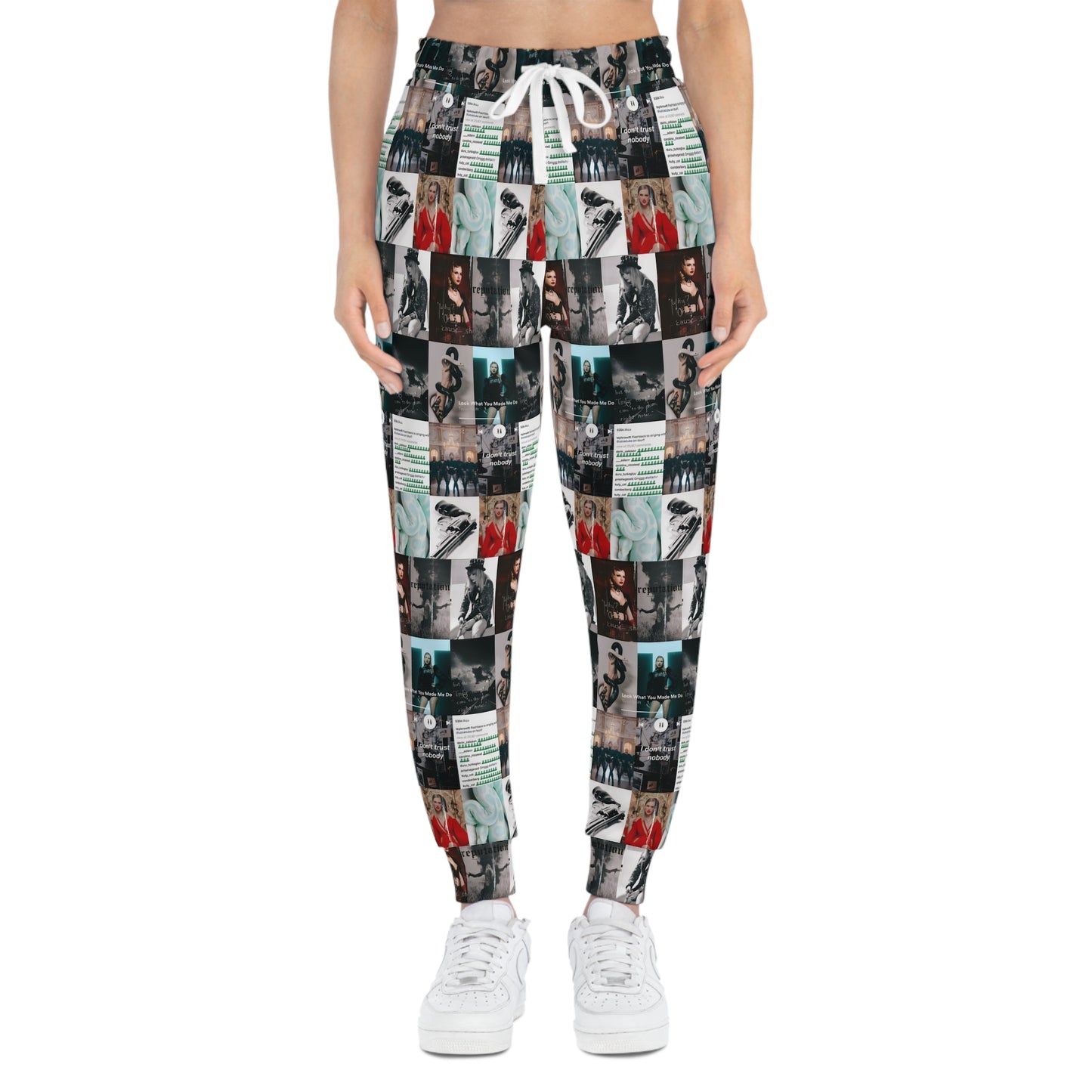 Taylor Swift Reputation Look What You Made Me Do Mosaic Athletic Joggers