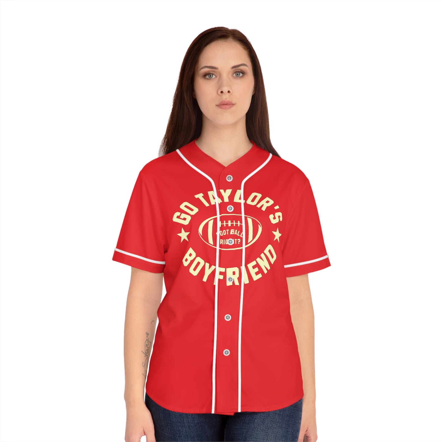 Taylor Swift Go Boyfriend Women's Baseball Jersey