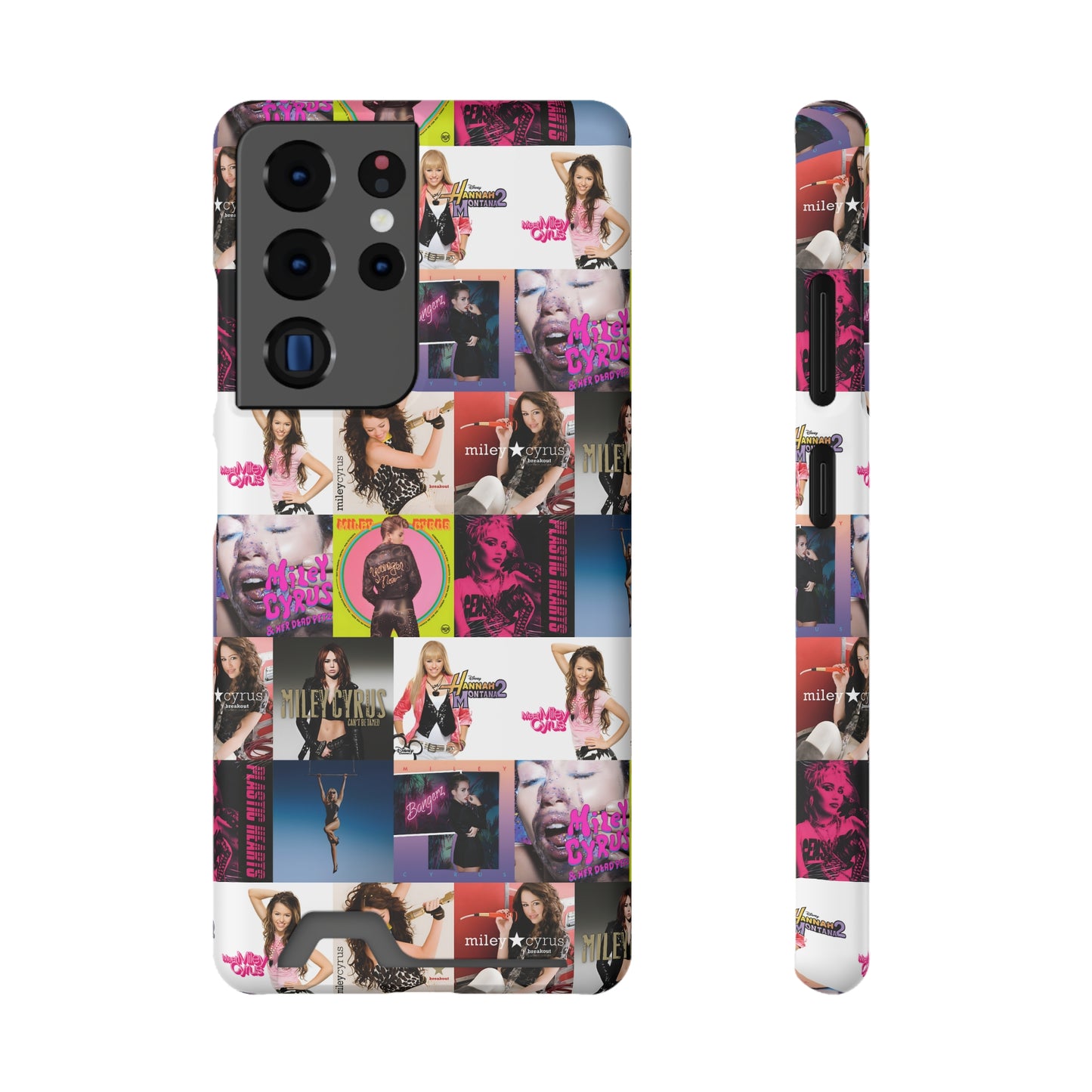 Miley Cyrus Album Cover Collage Phone Case With Card Holder