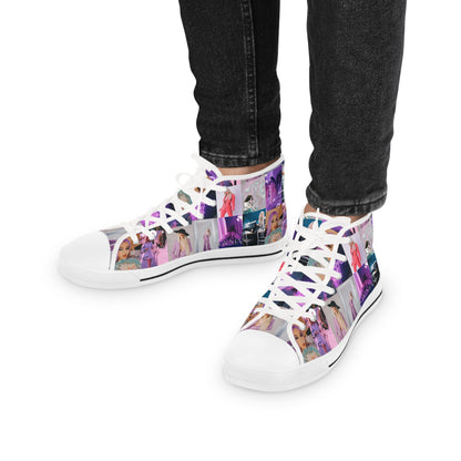 Ava Max Belladonna Photo Collage Men's High Top Sneakers