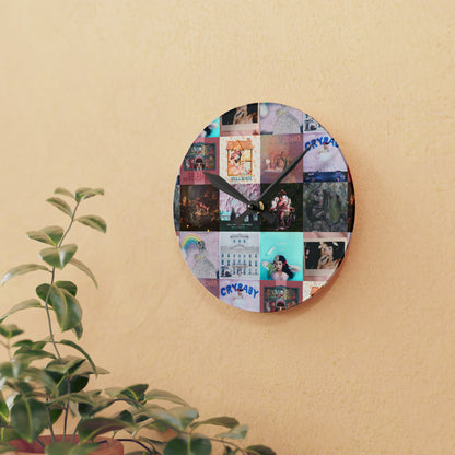 Melanie Martinez Album Art Collage Acrylic Wall Clock