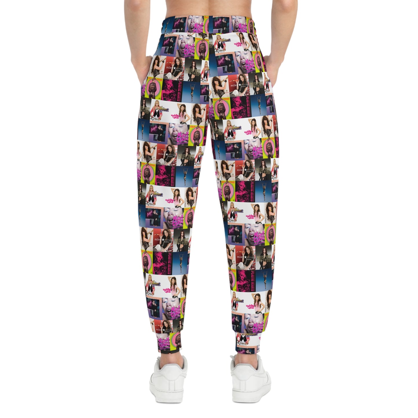 Miley Cyrus Album Cover Collage Athletic Jogger Sweatpants