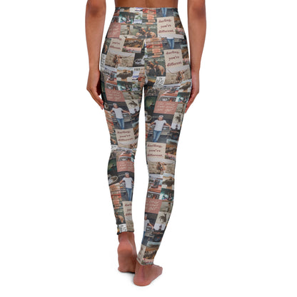 Morgan Wallen Darling You're Different Collage High Waisted Yoga Leggings