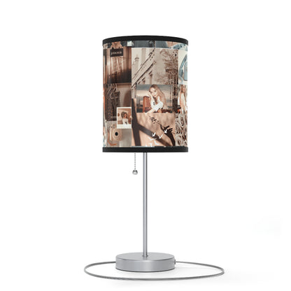 Sabrina Carpenter Peachy Princess Collage Lamp on a Stand